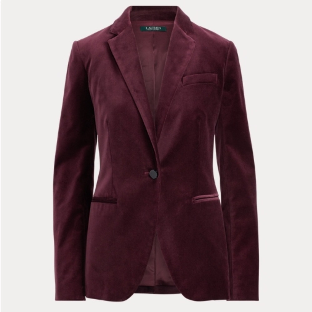 Ralph Lauren Velvet Blazer NWT